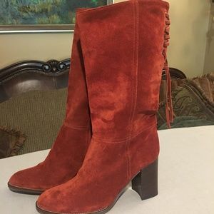 Coach suede boots